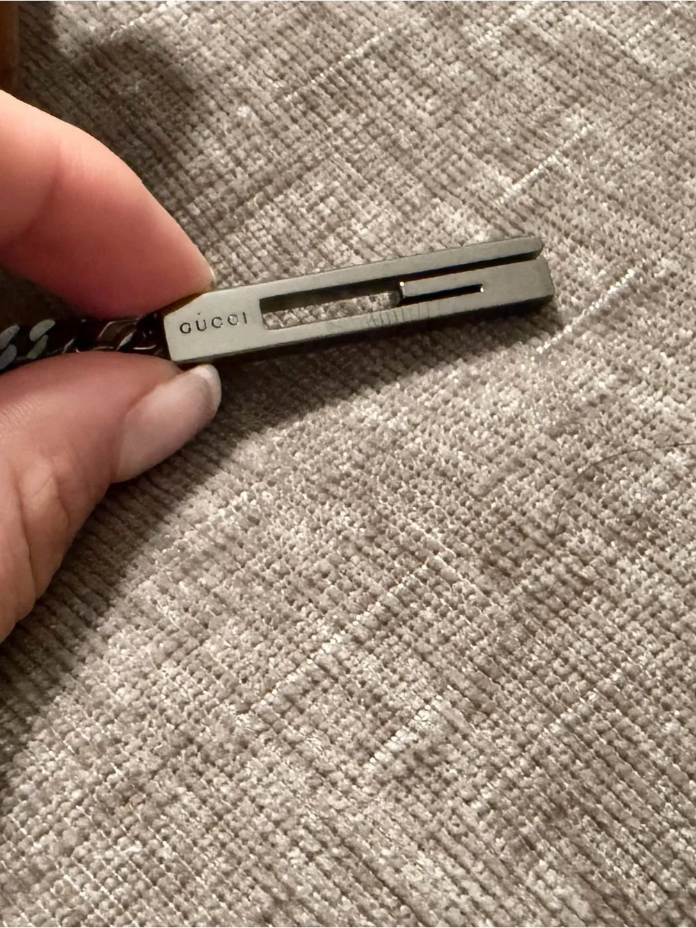 Authentic Gucci “G” Men’s Necklace